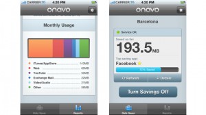 Screentshots of the Onavo Counter App